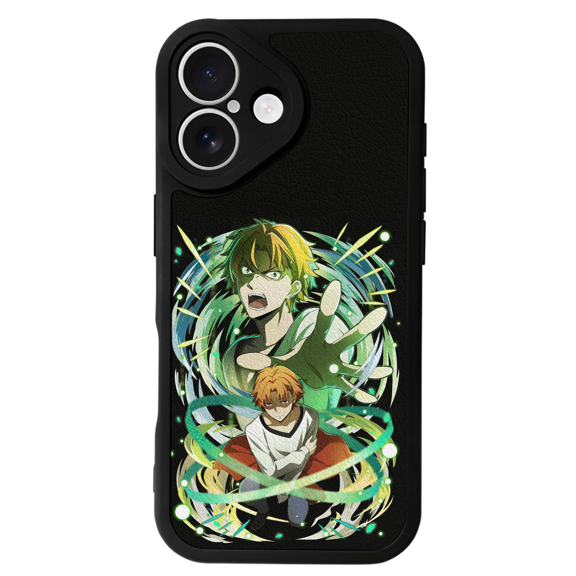 （画像用） 文豪ストレイドッグス Bungo Stray Dogs 【iPhone 16シリーズ対応】シリコンスマホケース（レザー調） 材質：シリコン